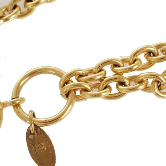 CHANEL Logo Long Chain Imitation pearl Pendant Necklace - Picture 7 of 10